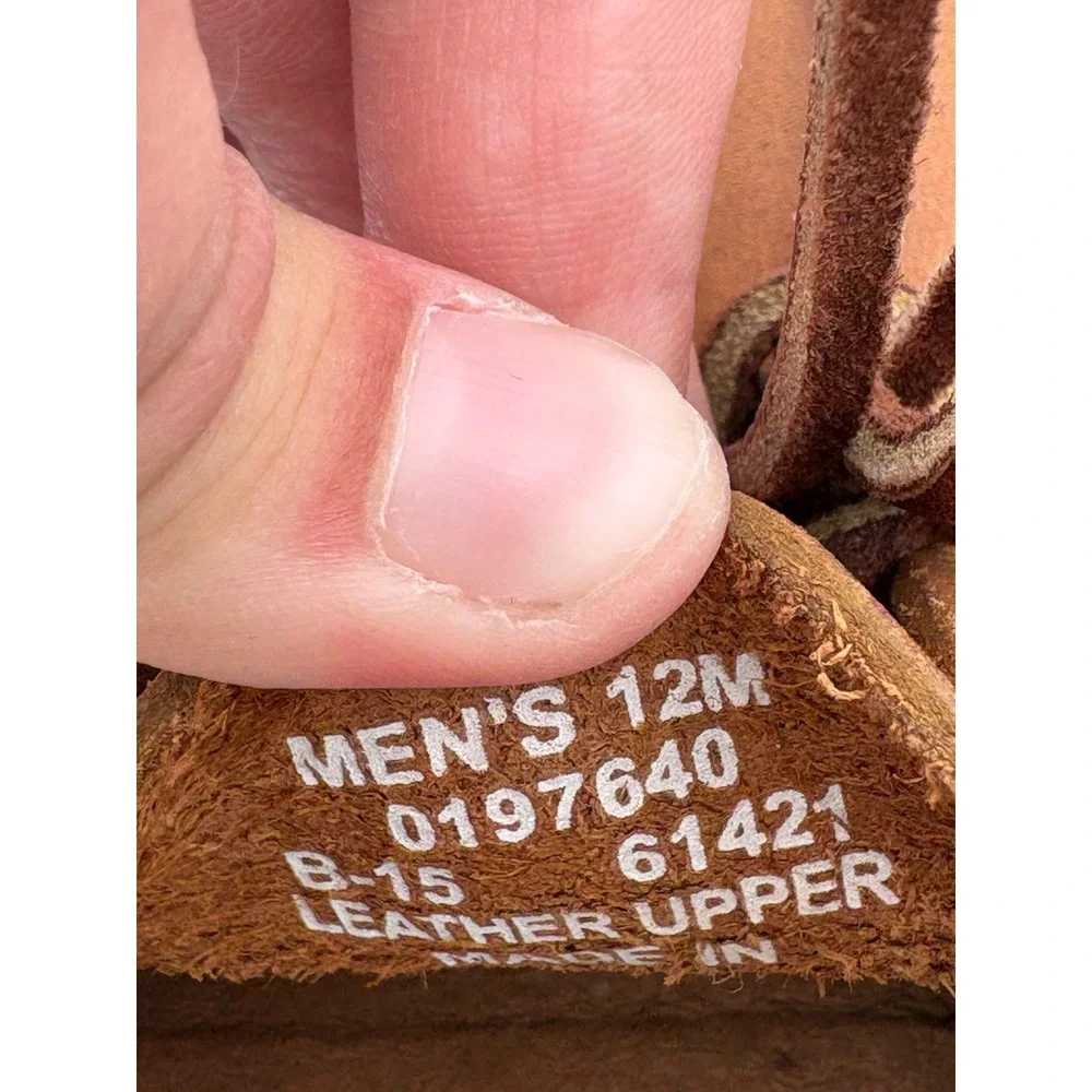 Sperry Top-Sider Mens Authentic Original 2-Eye Leather Boat Shoe Tan 12M 0197640